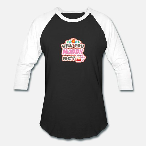 

marry me s t shirt men character cotton s-xxxl clothing cute casual spring autumn outfit shirt