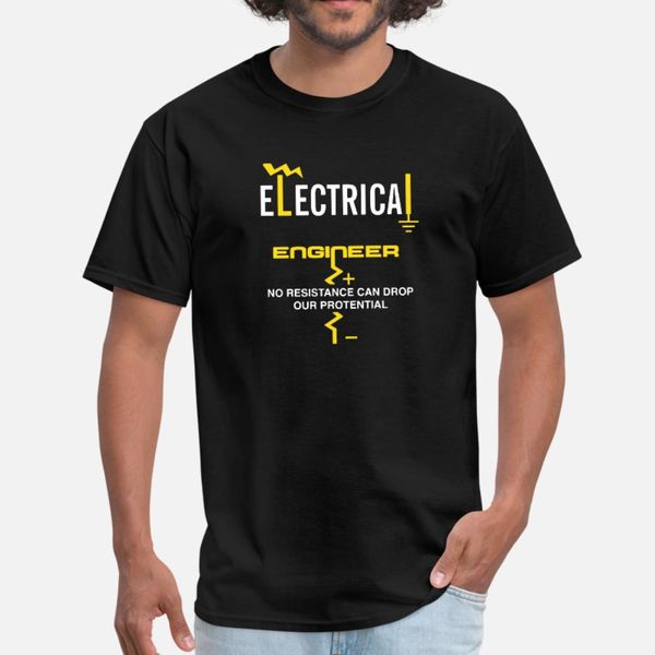 

electrical engineer t shirt men designing cotton size s-3xl family fit comical summer formal shirt