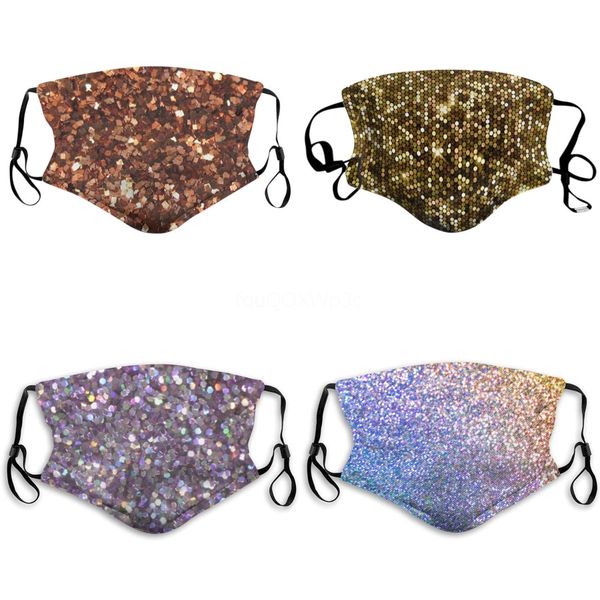 

popular sequin face fashion bling dustproof european popular washable design thin summer american masks breathable masks mask#524 utiva