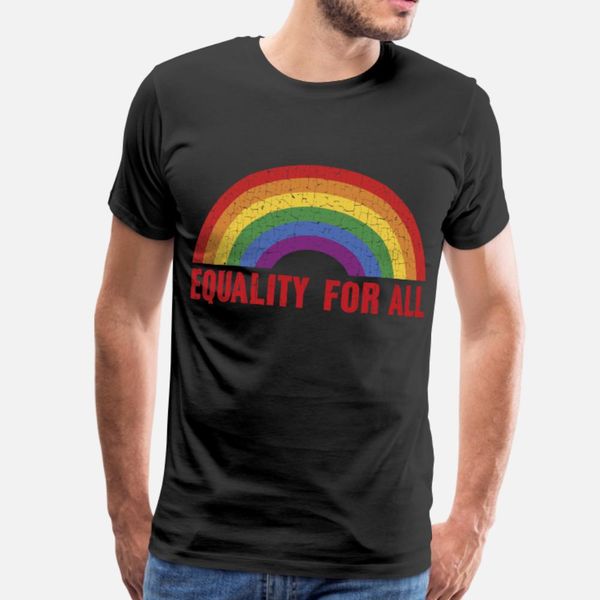 

equality for all t shirt men character short sleeve crew neck vintage famous fashion summer style outfit shirt