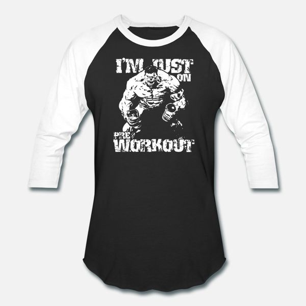 

hulk fan i m just on pre workout t shirt men custom short sleeve plus size 3xl original anti-wrinkle casual summer letters shirt