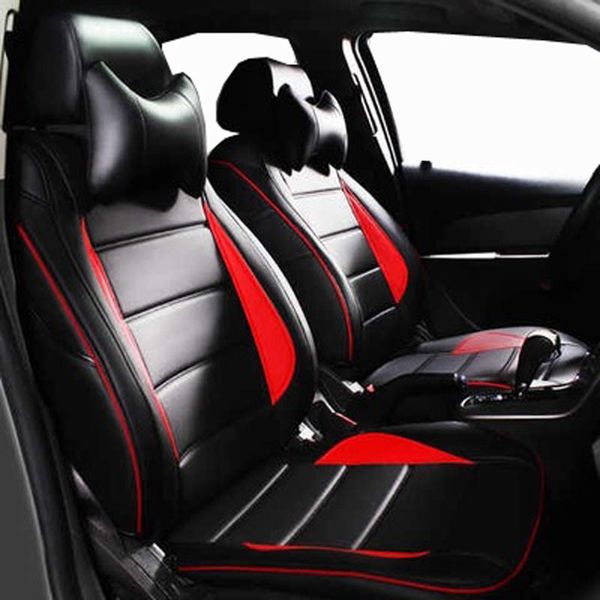 

carnong leather car seat cover for s max 5 or 7 seats from 2007-2008 full set four season fully cover auto seat car