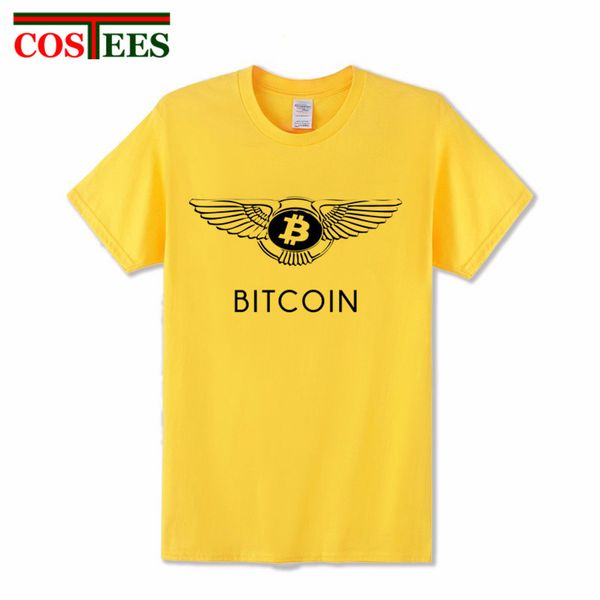 

comedy bitcoin t shirt men funny angel wings t-shirt mens summer men t-shirt man brand clothing new fashion hipster teeshirt