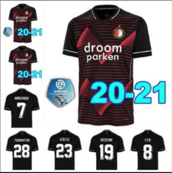 

20 21 feyenoord soccer jersey berghuis football shirt jorgensen kokcu camisa de sinisterra camiseta de futbol toornstra maillot foot, Black;yellow