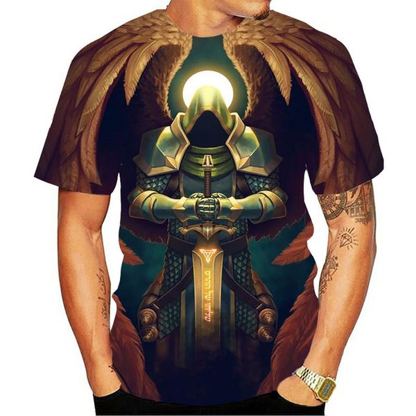 

sleeve horror compression punisher skull new short 3d print shirts humor harajuku hentai men clothing