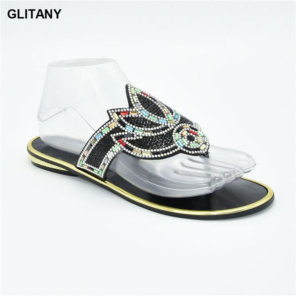 

fashion rhinestone women wedding shoes elegant ladies shoe for party 2020 special arrivals wedding black color nigeriain shoe