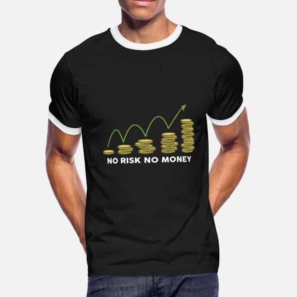 

no risk no money trading stocks gift bull bear t shirt men design tee shirt s-xxxl normal graphic funny spring autumn kawaii shirt