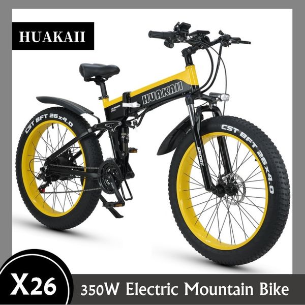 

electric mountain bike 350w 26 inches 48v 13ah lithium battery folding ebike hydraulic disc brake portable custom, Silver;blue