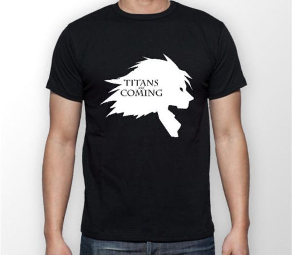 

2019 новое прибытие для мужчин майка новые титаны идут атаки на titan anime унисекс tshirt t-shirt tee все размеры моды t-shirt