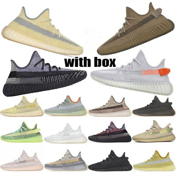 

2020 kanye west men women running shoes yecheil yeezreel hyperspace lundmark antlia static reflective zebra designer shoes 36-48