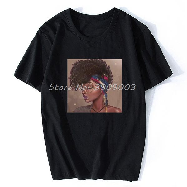 

новый хлопок tshirt poppin аба печати черная девочка эстетической tshirt harajuku вверх женская летняя tshirt vogue футболка мужчины тройник