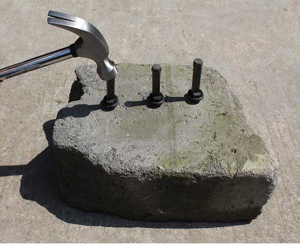 

new stone splitting tool stone splitter metal plug wedges and feathers shims concrete rock splitters hand tool