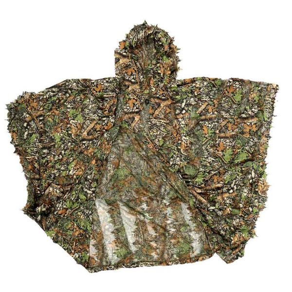 

hunting sets adults polyester camouflage bionic leaf 3d outdoor woodland pography adjustable hooded birdwatching clothes jungle, Camo