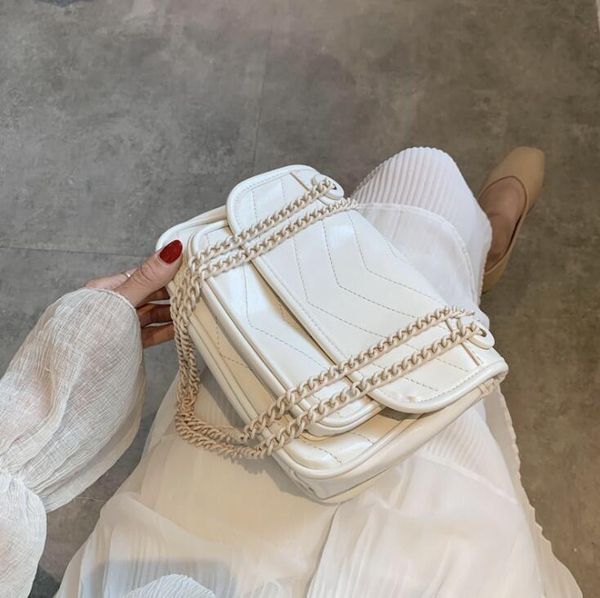 

мода женщина бродяги дамы лоскут мешки плеча девушка ins crossbody цепь totes сумка сумка лето