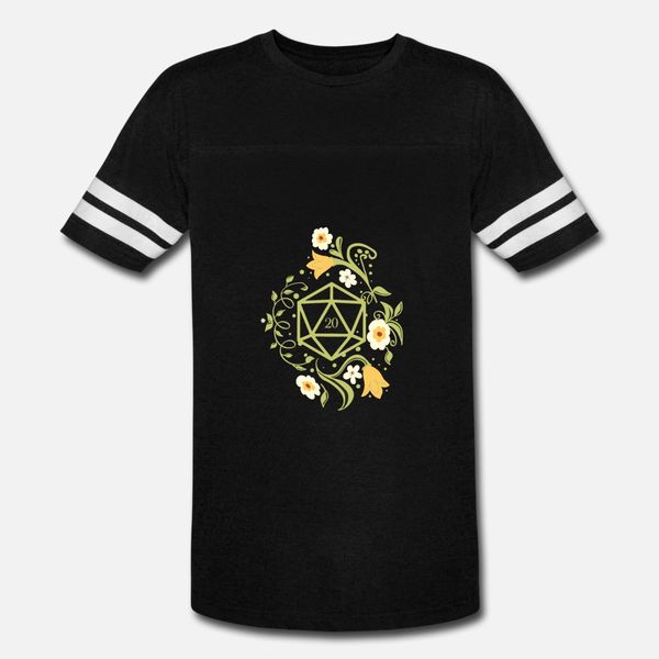 

polyhedral d20 dice of the druid tablerpg t shirt men print tee shirt round collar cool anti-wrinkle authentic summer outfit shirt