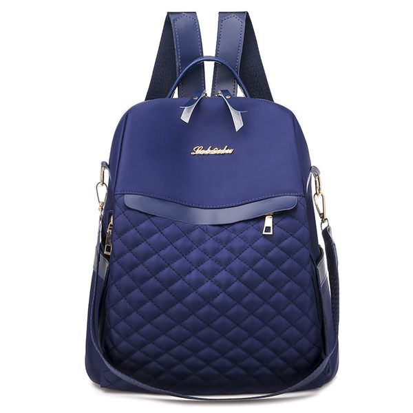 

fashion designer popular stripped casual waterproof oxford cloth student anti-theft backpack bag for women girls men with adjustable strap