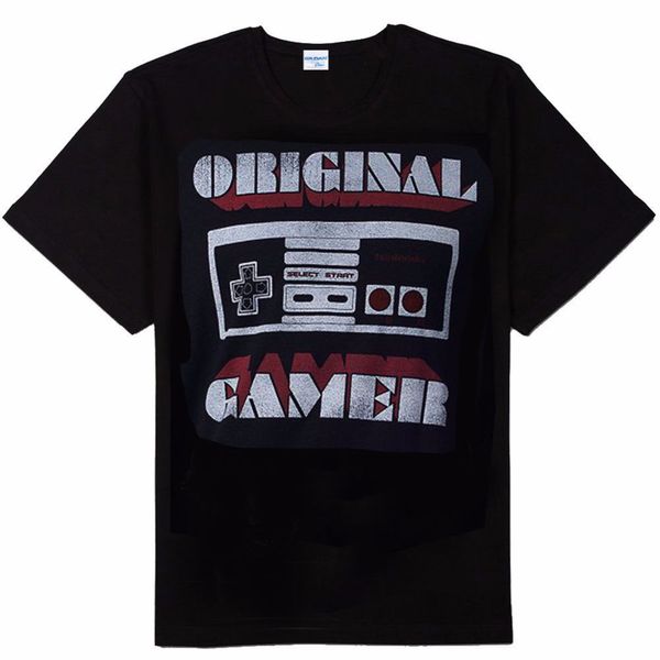 

2019 творческой новизна вскользь мужская streetwear с коротким рукавом футболки оригинального gamer black для взрослых графического футболки