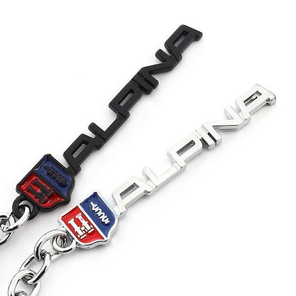

metal car keychain key chain auto keyring key holder for keychain e46 e90 e60 e39 e36 f30 f10 f20 x5 x3 z4 m5 car styling, Silver
