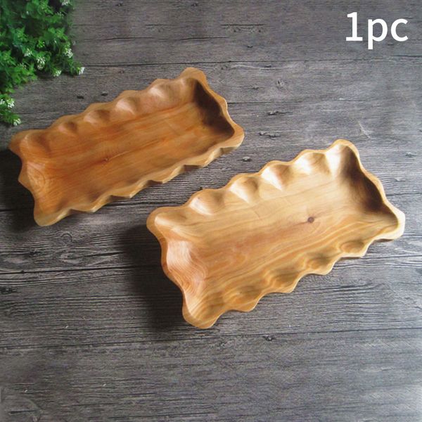 

storage tray candy bowl fruit plate desserts living room wedding party wooden