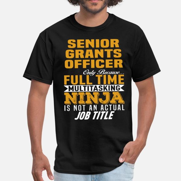 

senior grants officer t shirt men design tee shirt o-neck letters famous fashion spring autumn trend shirt