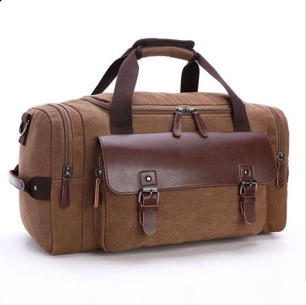 

large size canvas duffel bags women men travel luggage bag