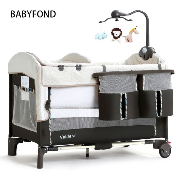 

valdera складная многофункциональная детская кровать и новорожденный кровать с перемещать