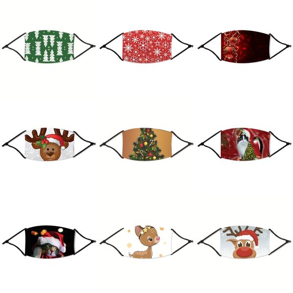 

cycling anti dust christmas mask windproof washable mouth-muffle proof cotton pm2.5 christmas mask mouth atapn#54233, Black