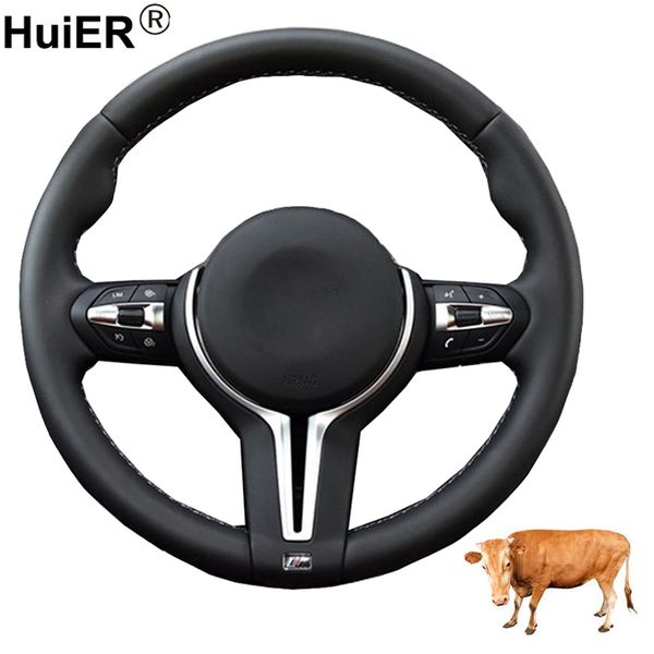 

hand sewing car steering wheel cover cow leather for f87 m2 f80 m3 f82 m4 m5 f12 f13 m6 x5 m f86 x6 m f33 f30 sport