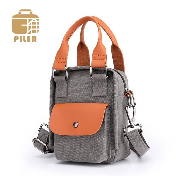 

ladies canvas small shoulder bag for women crossbody bag cell phone square purse casual canvas business travel messenger