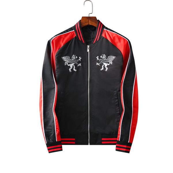 

jacket men's baseball collar color matching jacket men's jacket 2020 autumn new coat trendy men's casual size m-3xl, Black;brown