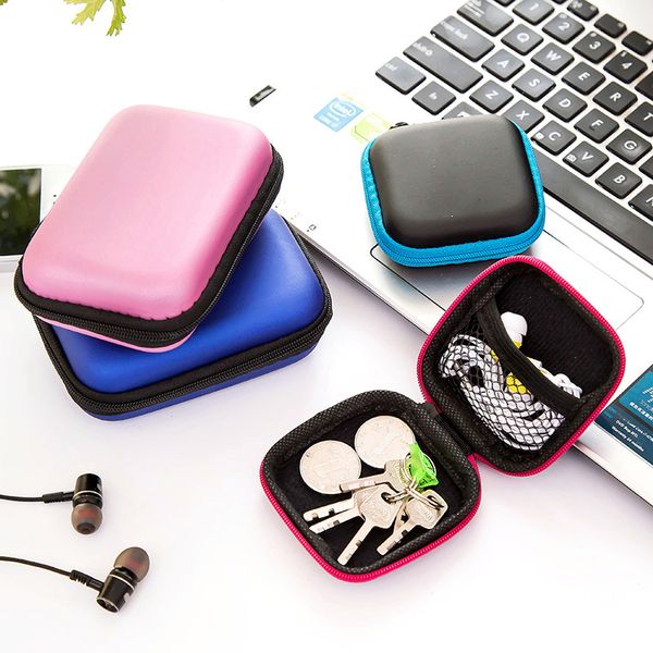 

eva earphones headphone case cable box earphones holder storage bag waterproof finishing package travel zipper bag appliance