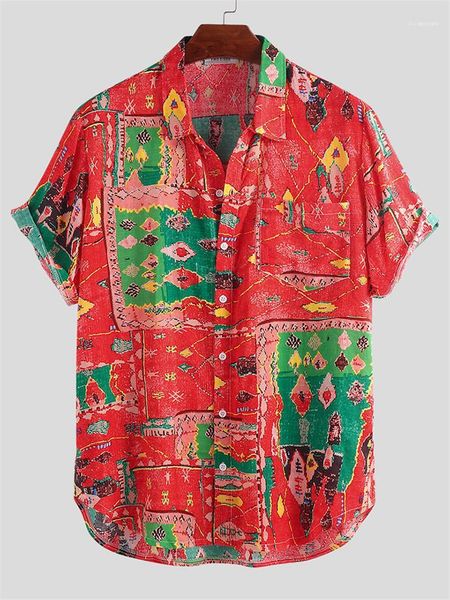 

брэстед printed mens tops casual мужская одежда летняя мужской дизайнер повседневный turn down воротник single, White;black