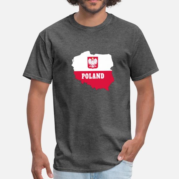 

poland map with national colors and eagle gift t shirt men print tee shirt plus size 3xl cool fitness casual summer family shirt