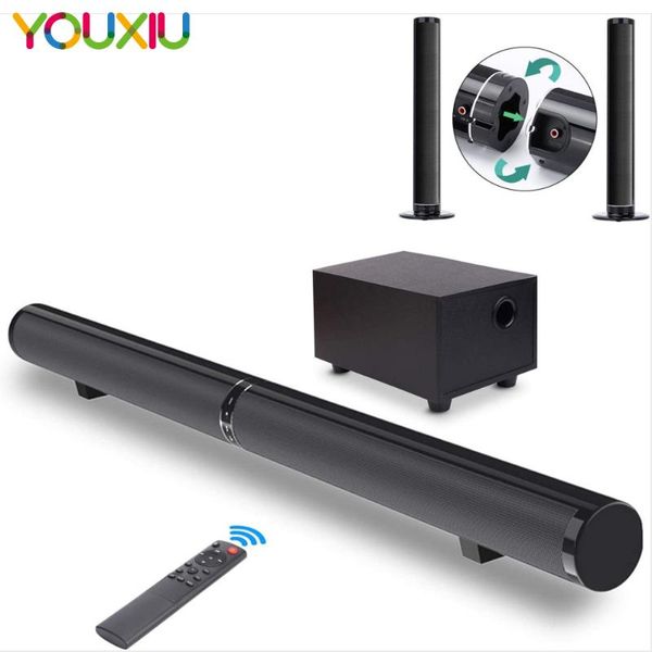 

lp-1807p 45w home theater soundbar separable bluetooth speakers tv audio 2.1 echo wall bar with speaker subwoofer bass