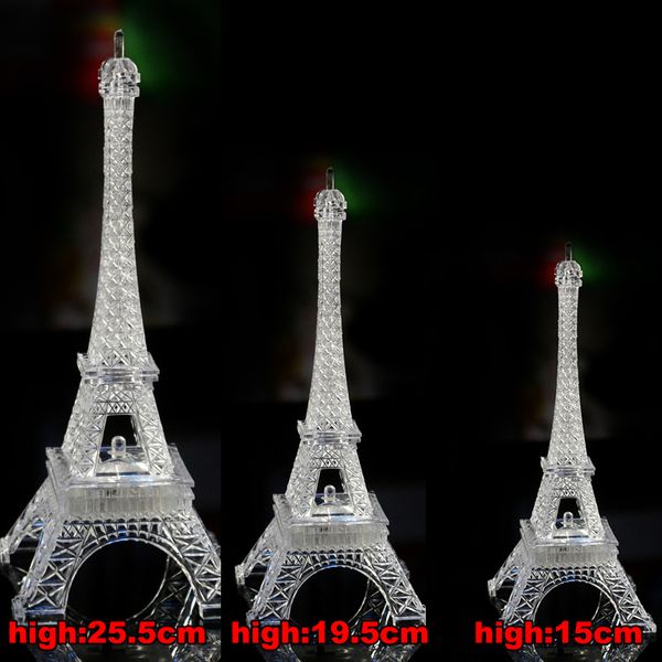 

mini romantic eiffel tower desk bedroom night light decoration table led lamp