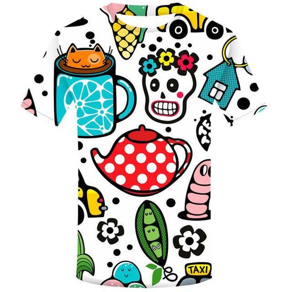 

festive christmas pattern with pink graphics new male 3d print shirts hippie comics funny men clothing