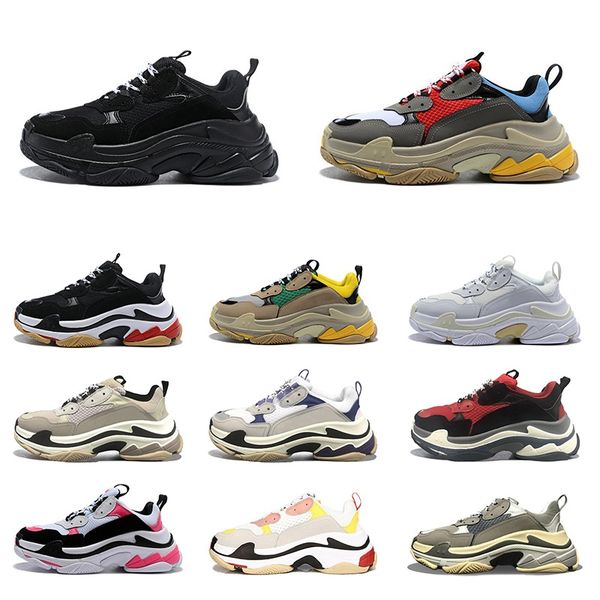 

balenciaga черный красный белый зеленый случайные папа обувь теннис увеличивающиеся кроссовки 36-45, White;red