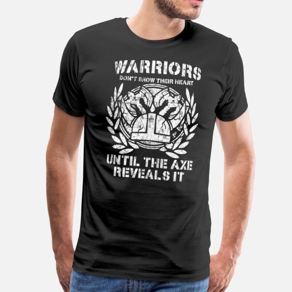 

viking t shirt men character 100% cotton round neck clothes fit authentic summer family shirt