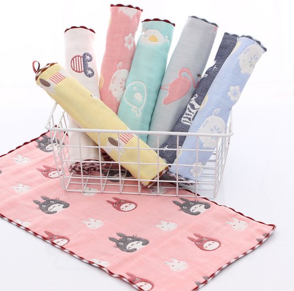 

the latest 34x75cm has many sizes, pure cotton kids towel jacquard gauze children towel, baby face towel, ing