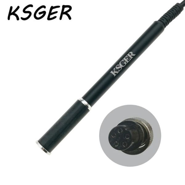 

ksger stm32 oled alloy aluminum 9501 soldering solder iron soldering handle for hakko t12 electric irons diy kits