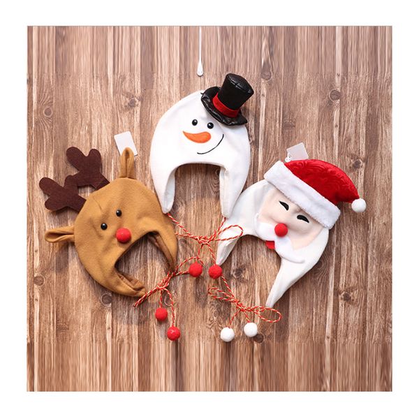 

selling red color santa christmas hat for children and adults decoration