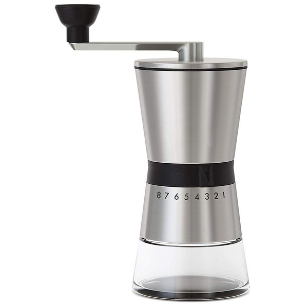 

coffee grinder kitchen manual hand crank stainless steel bean mill easy clean