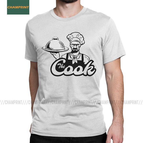 

the cook breaking bad t-shirts men walter white hank heisenberg tv show vintage cotton tees short sleeve t shirt plus size