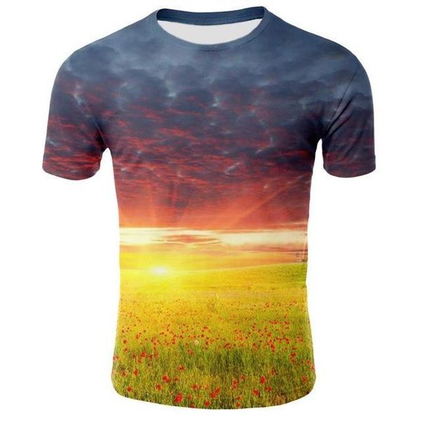 

3d t -shirt o -neck nature printed 3d hombre 3d print shirts hentai kawaii humor men clothing