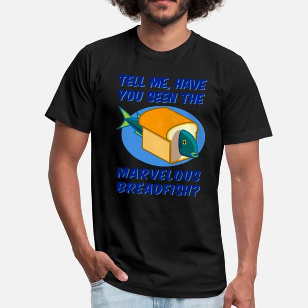 

the marvelous breadfish t shirt men printing 100% cotton o-neck formal sunlight comfortable summer style family shirt