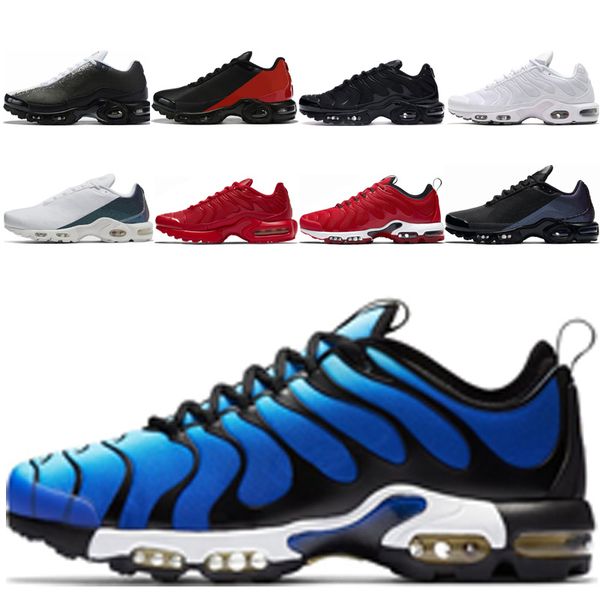 

classic men women running shoes tn plus hyper blue triple red university red just black just white 3d glasses sneakers chaussures