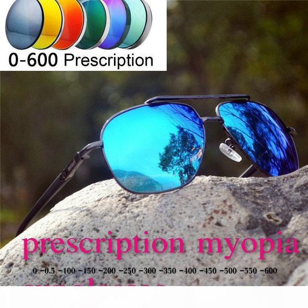 

2019 fashion myopia sunglasses for women men brand design reading prescription sun glasses men's square polarized sunglasses nx, White;black