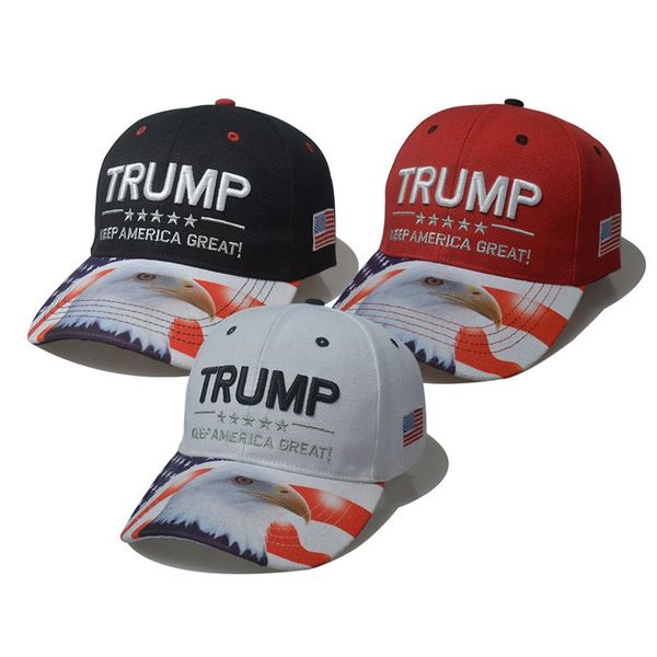

2020 trump baseball cap president election campaign printed eagle sun protection cap cotton adjustable fashion hats vt1425