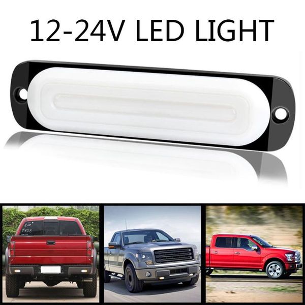 

12v 24v 18w ultra slim 10 led truck side marker lamp strobe warning light for car auto trailer lorry led side marker lights lamp