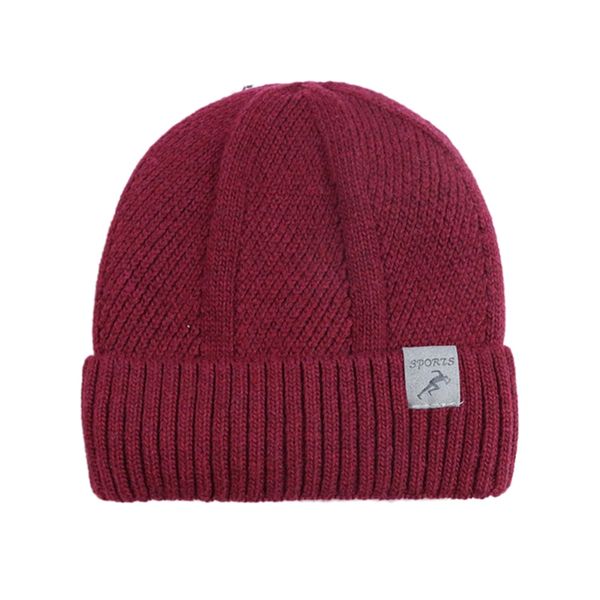 

warm winter hats women knitted wool twist skullies beanie hats fashion solid color skullies all-match wool cap hat, Blue;gray